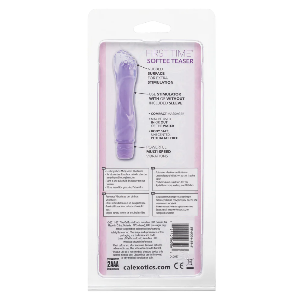 First Time Softee Teaser Vibrator With G-Spot Sleeve - Image 4
