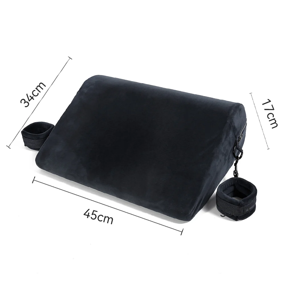 Leto Secret Hours Bondage Sex Positioning Wedge With Cuffs - Small - Image 3