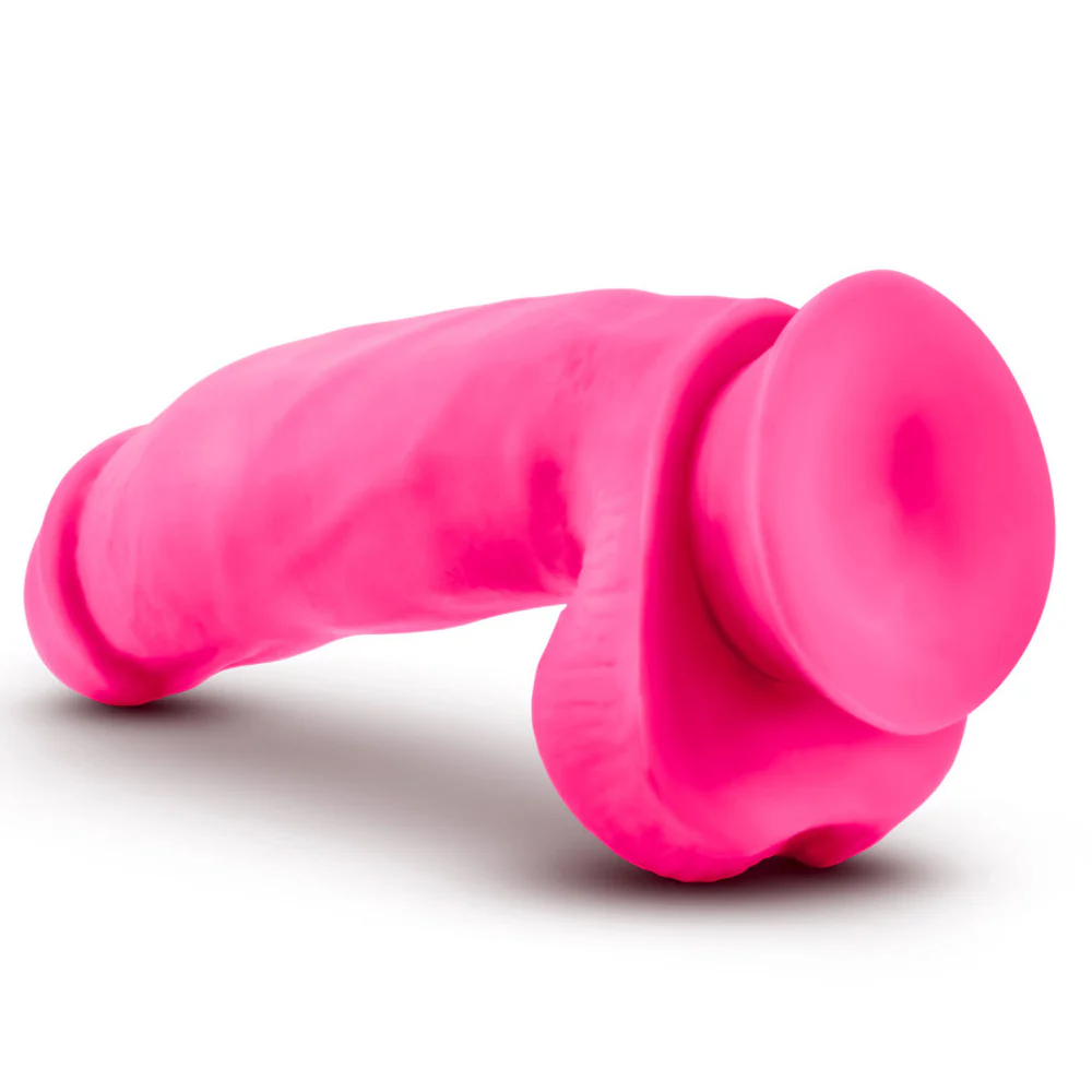 Neo Elite 7" Silicone Dual Density Cock With Balls - Image 4