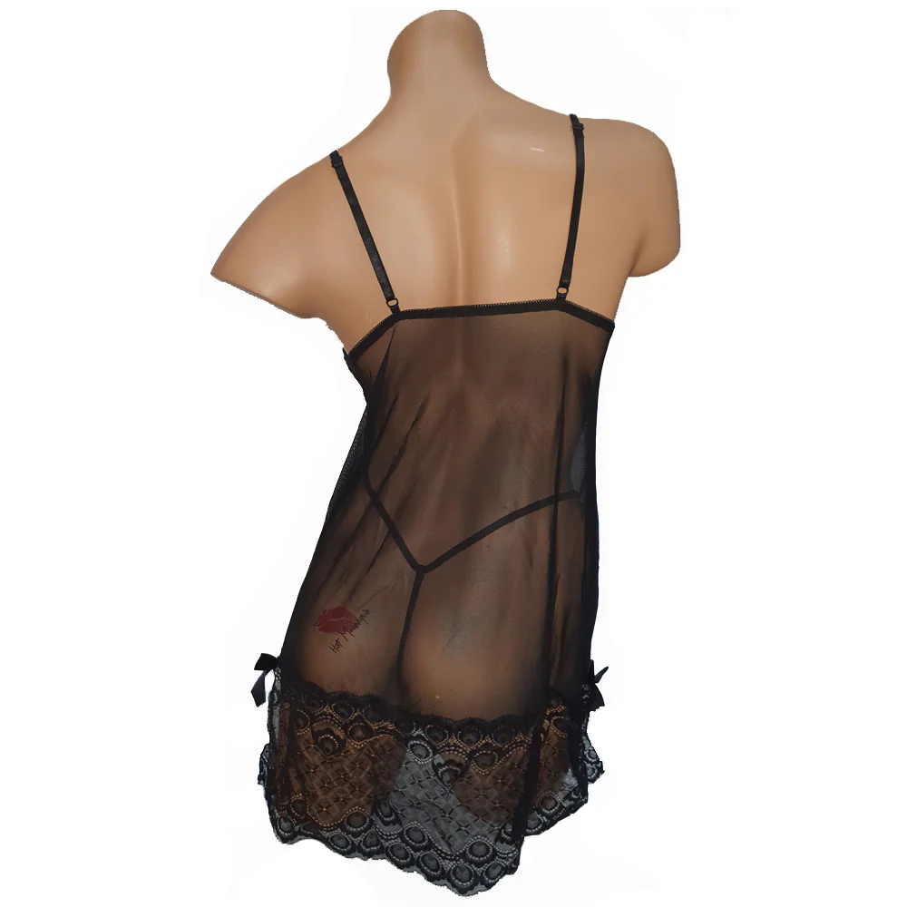 Poison Rose - Lace Bow Babydoll 732 - Image 5