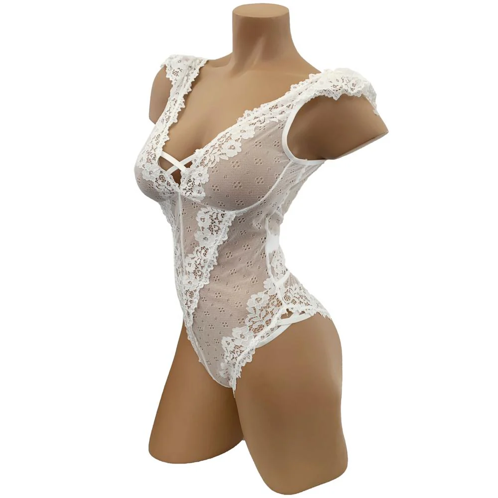 Poison Rose - Lace Teddy - 4246 - Image 5