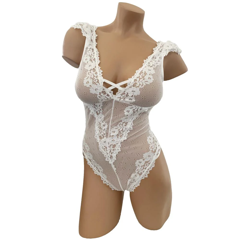 Poison Rose - Lace Teddy - 4246 - Image 6