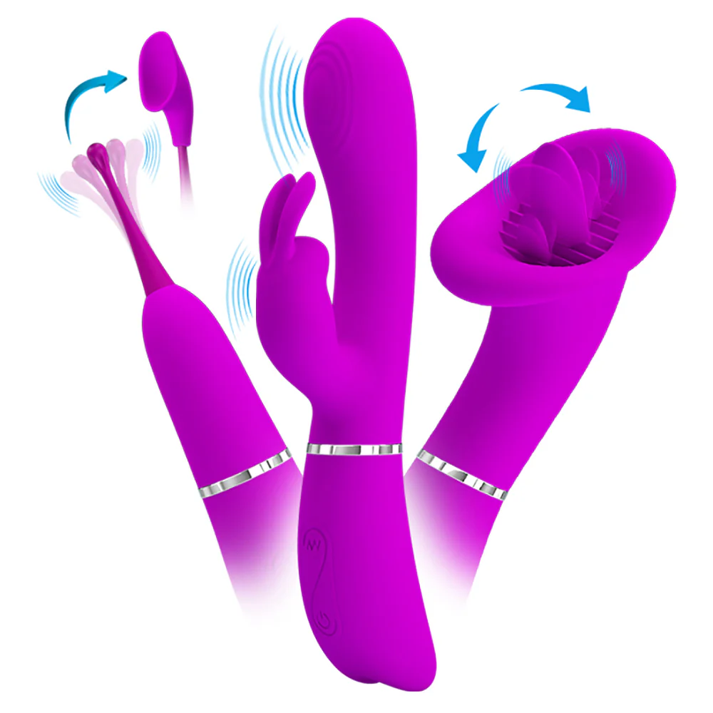 Pretty Love 4-in-1 Rechargeable Vibrating Thrill Kit - Image 4