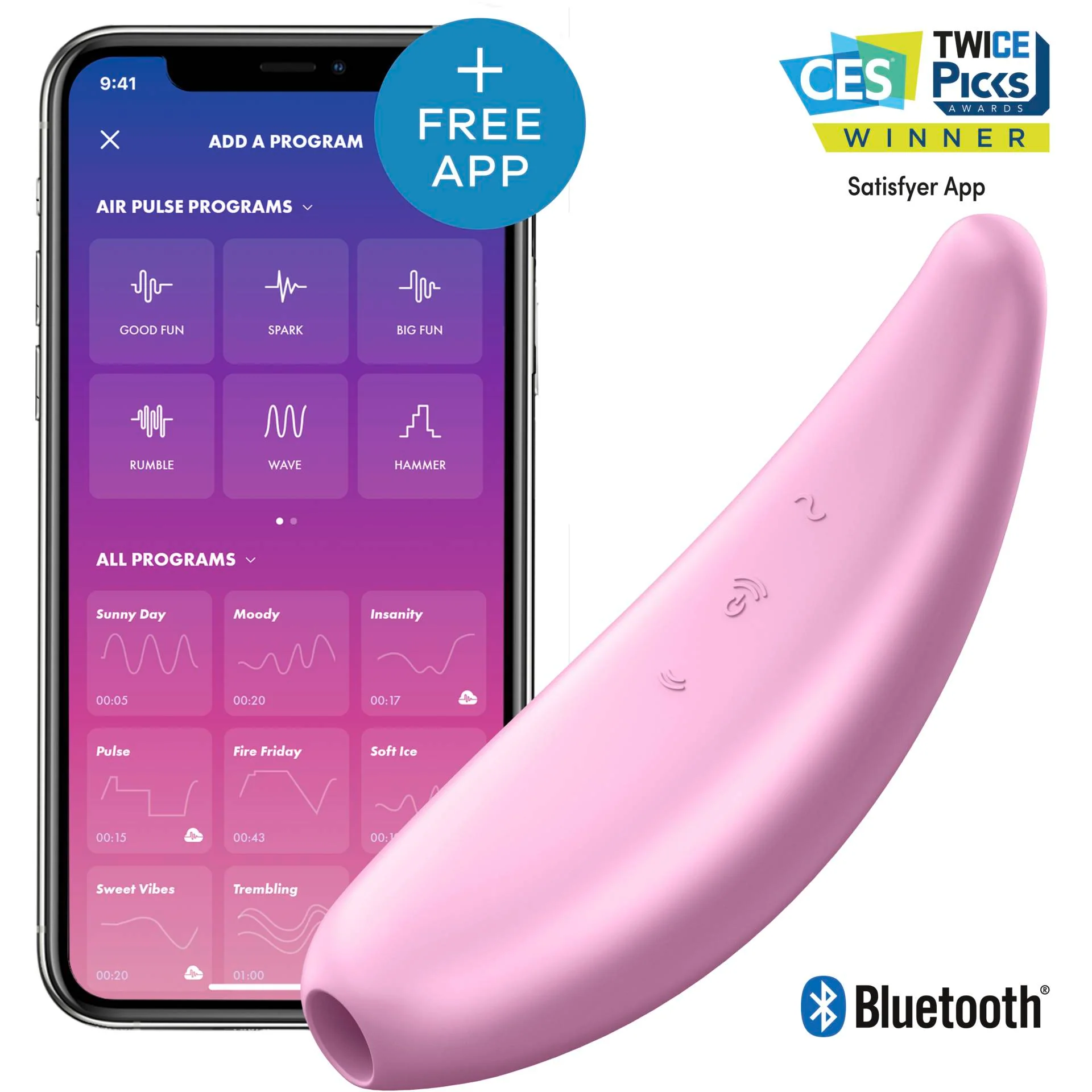 Satisfyer Curvy 3+ - Air Pulse Stimulator + Vibration - Image 8