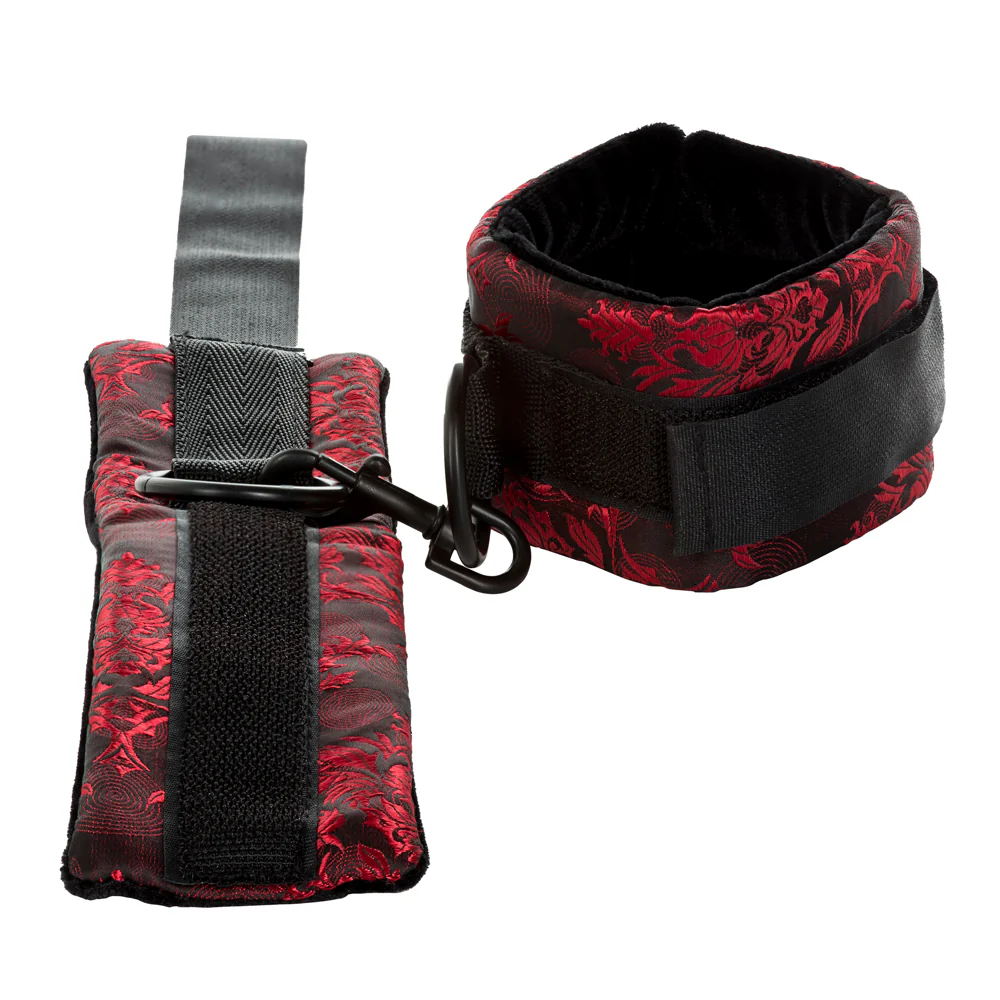 Scandal Breathable Ball Gag With Cuffs - Image 5