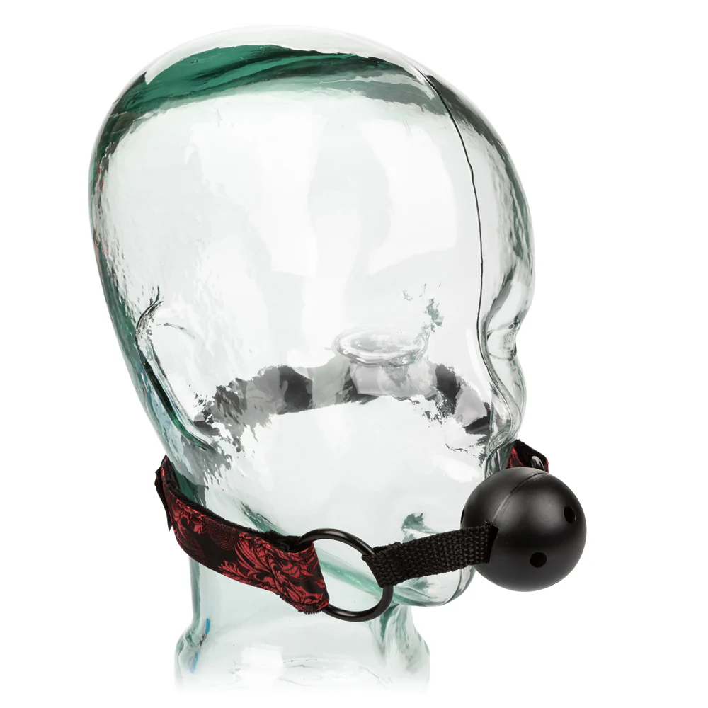Scandal Breathable Ball Gag With Cuffs - Image 7