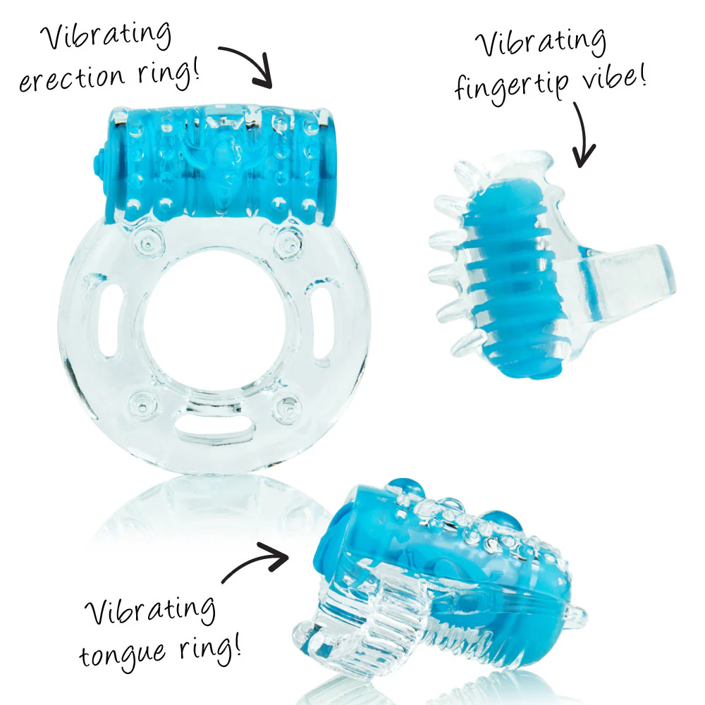 Screaming O VibrOman Better Sex Kit With Disposable Vibrating Rings - Image 3