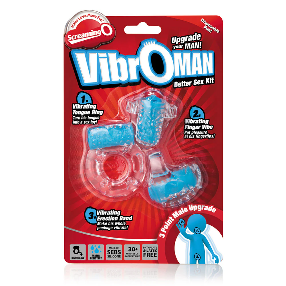 Screaming O VibrOman Better Sex Kit With Disposable Vibrating Rings - Image 4