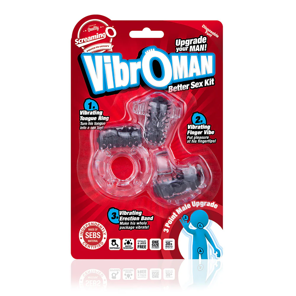 Screaming O VibrOman Better Sex Kit With Disposable Vibrating Rings - Image 9