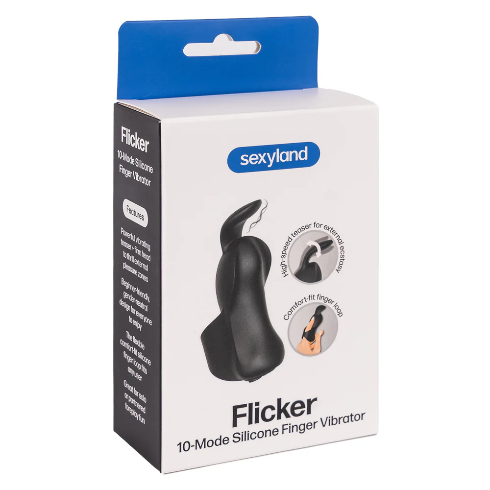 Sexyland Flicker 10-Mode Silicone Finger Vibrator - Image 7