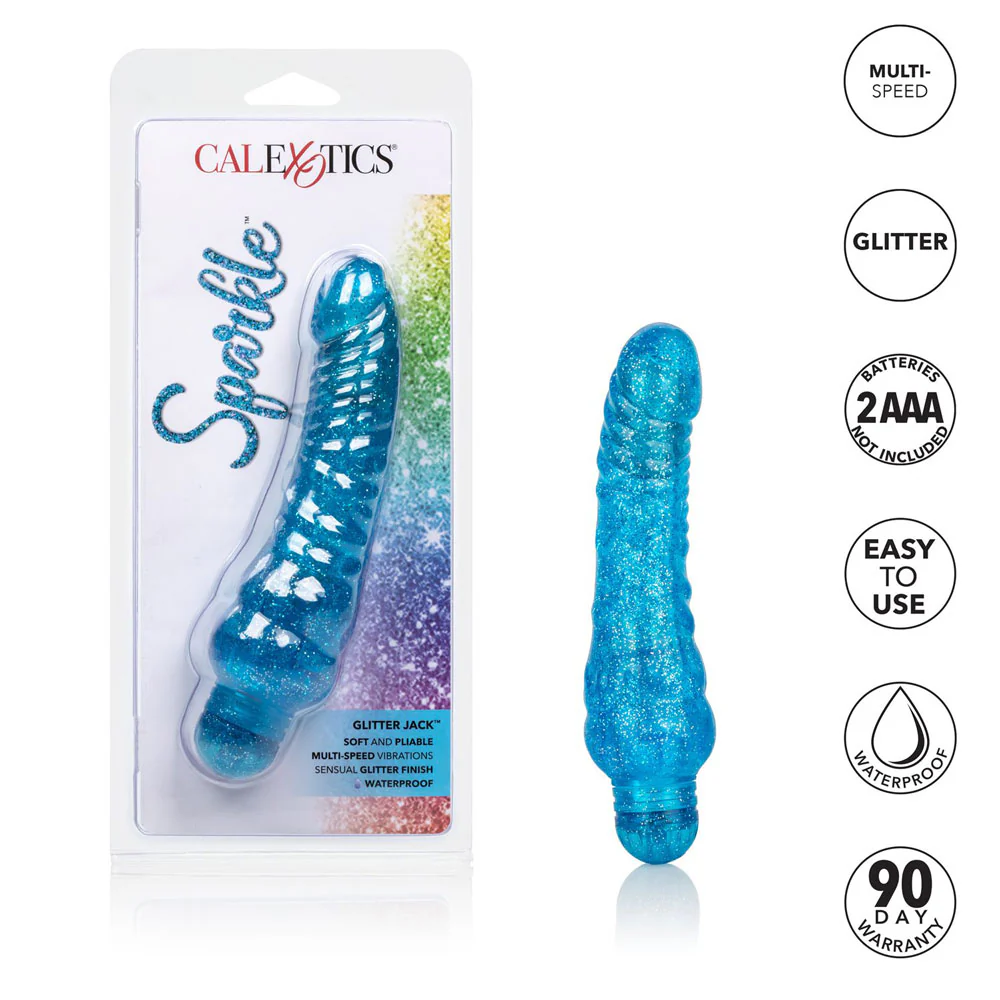 Sparkle Glitter Jack Phallic Vibrator - Image 10