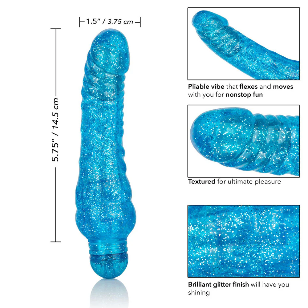 Sparkle Glitter Jack Phallic Vibrator - Image 8