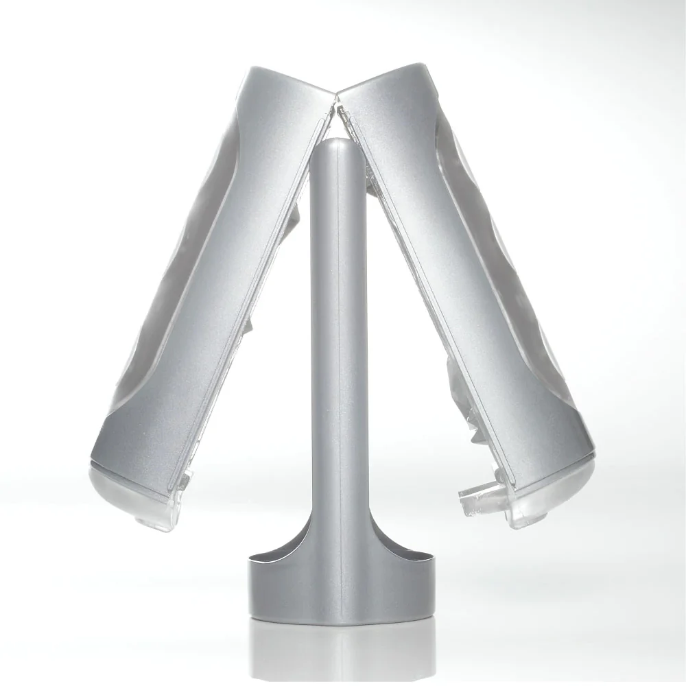 Tenga Flip-Open Hole Masturbator - Silver - Image 3