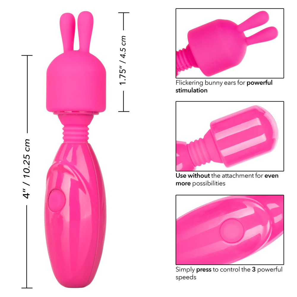 Tiny Teasers Bunny Mini Vibrating Wand - Image 6