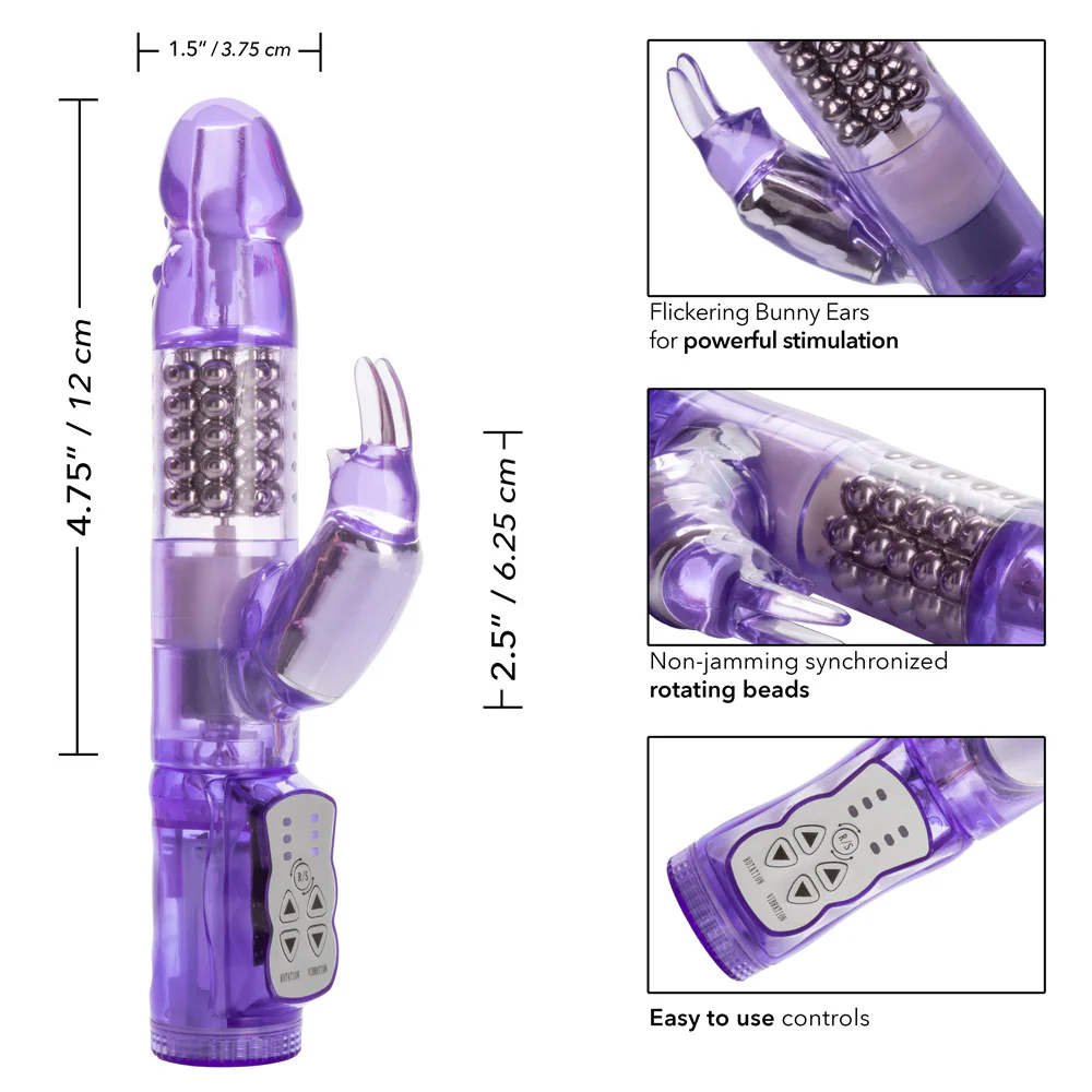 Original Waterproof Jack Rabbit With 5 Rows of Rotating Beads - Image 12